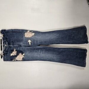 Pilcro and the Letterpress High-rise trouser bootcut Blue 30